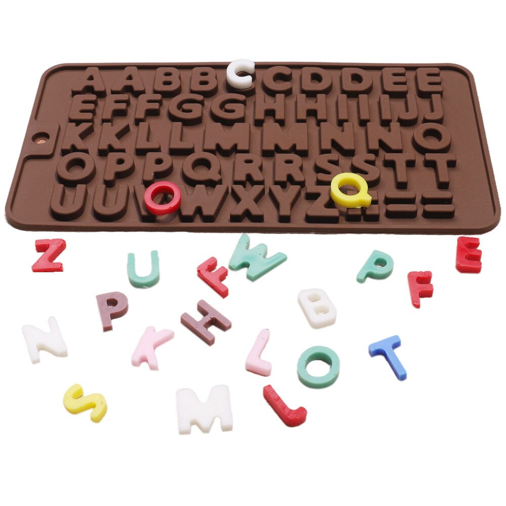 Silicone 26 Letter Number Baking Mold
